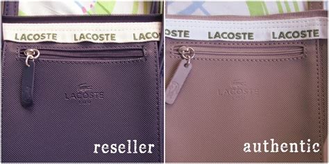 lacoste fake vs original bag|lacoste authenticity check.